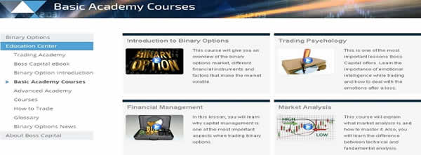 boss capital trading academy courses